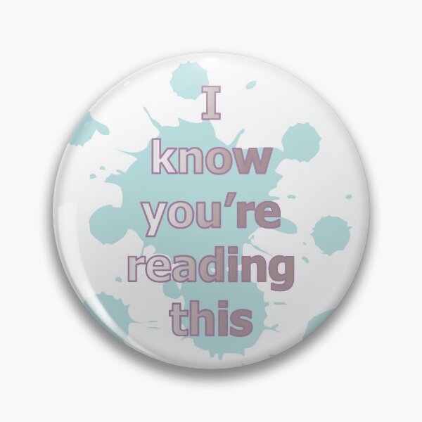 Item preview, I know you're reading this designed and sold by CSouissi.