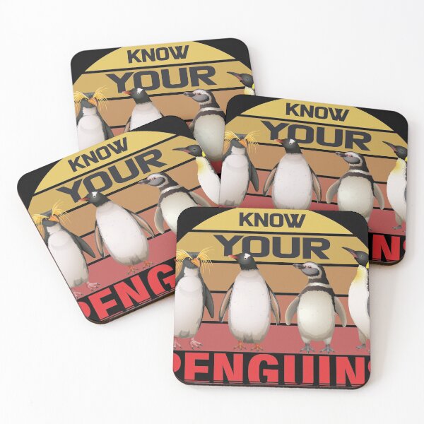 Item preview, Know Your Penguins, Funny Penguins tee shirt,Sunset Penguins designed and sold by seritik.