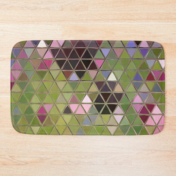 Artikelvorschau, Pink and Purple Tulips - Triangular Mosaic entworfen und verkauft von gphotobox.