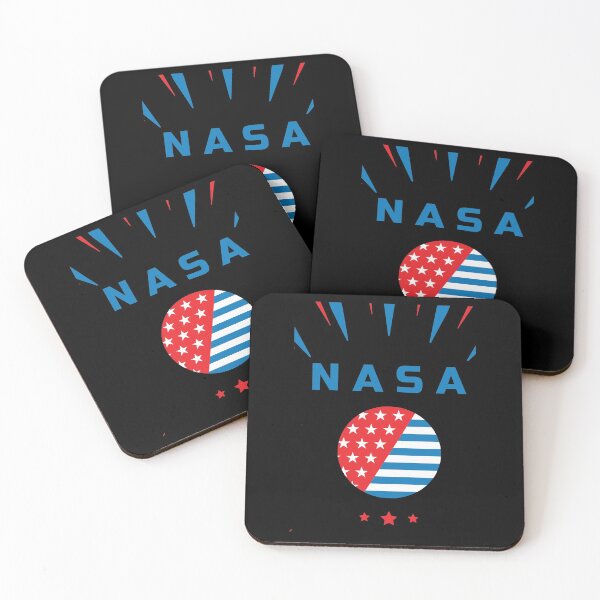 Artikelvorschau, NASA-Logo mit amerikanischer Flagge entworfen und verkauft von The Full Cart.