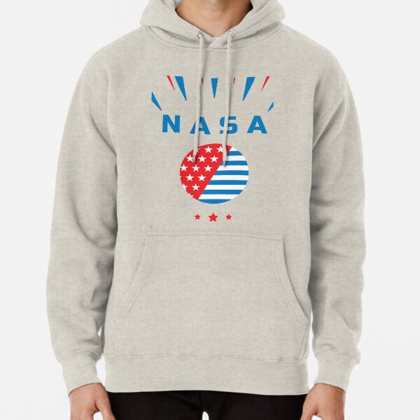 Nasa hoodie 2024 with american flag