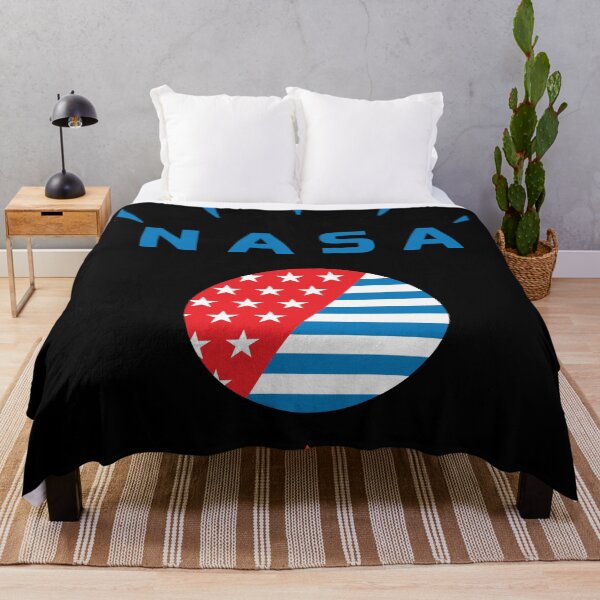 Artikelvorschau, NASA-Logo mit amerikanischer Flagge entworfen und verkauft von The Full Cart.