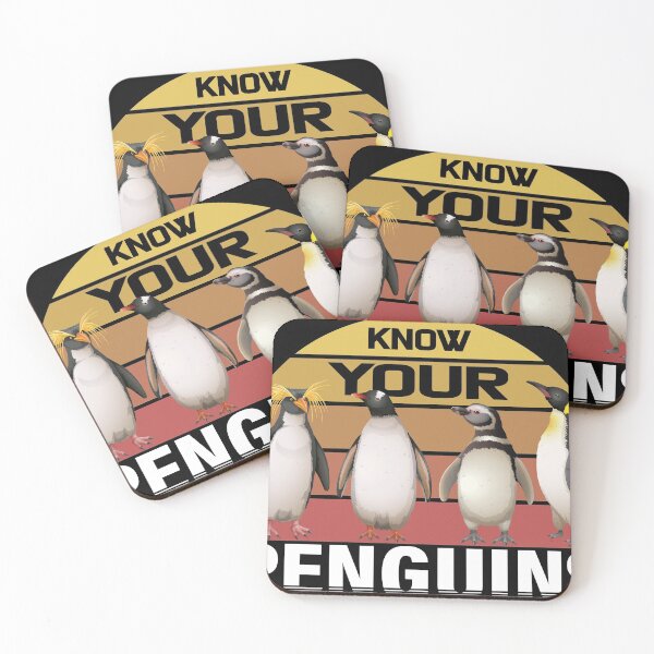 Item preview, Know Your Penguins, Funny Penguins tee shirt,Sunset Penguins designed and sold by seritik.