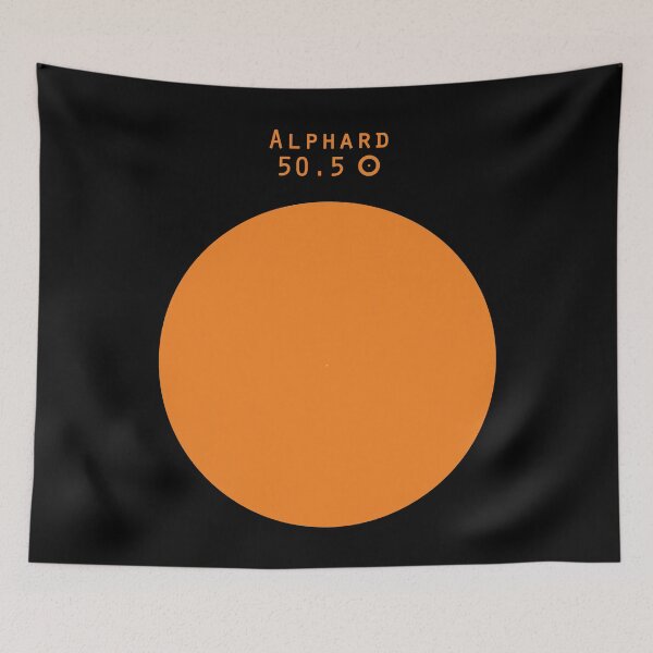 Item preview, Alphard - Sun size comparison designed and sold by MetaPhyStore.