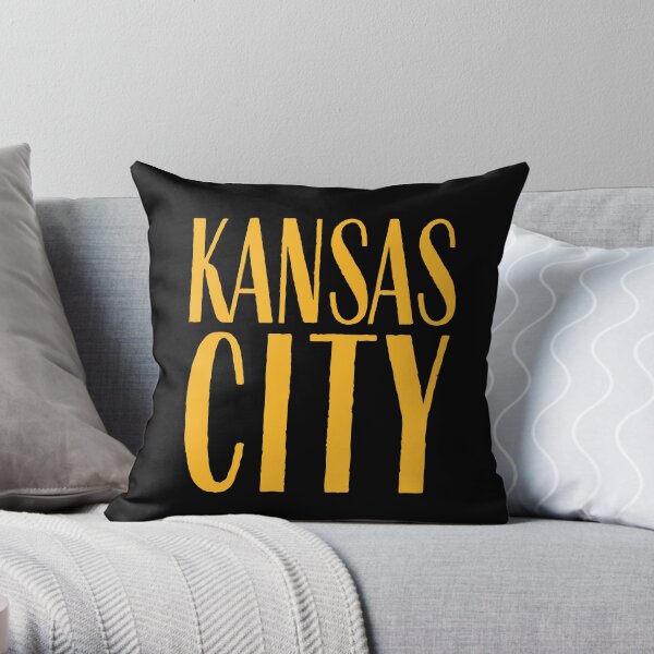 I Love Kansas City KC Football Missouri Throw Pillow