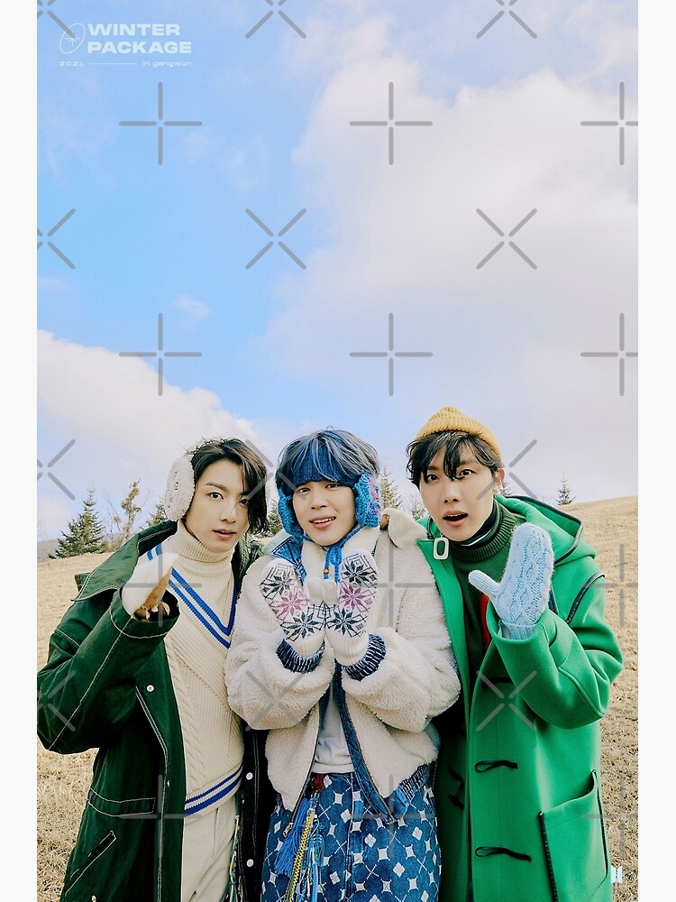 BTS 2021 WINTER PACKAGE Cut | Jungkook, Jimin, j-hope | Postcard