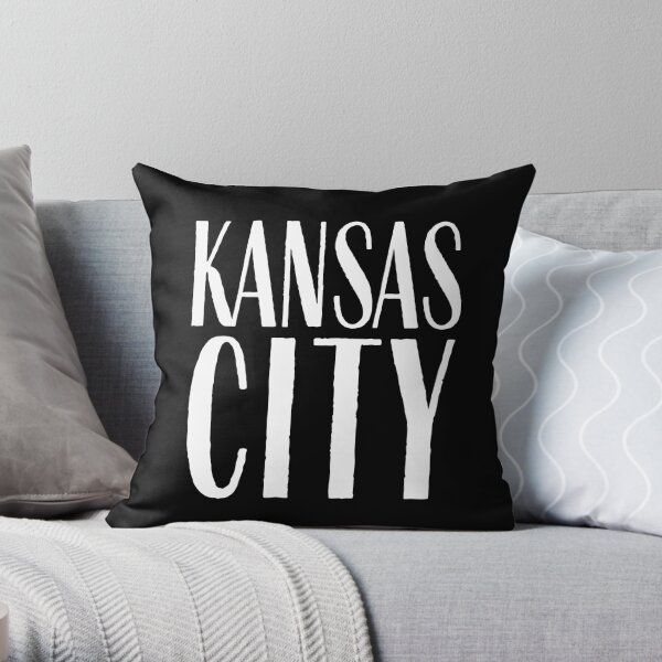 I Love Kansas City KC Football Missouri Throw Pillow