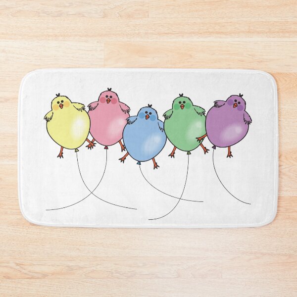 Item preview, Floaty Fat Chicks | Pastel Baby Chick Balloons designed and sold by 0TeeDesigns.