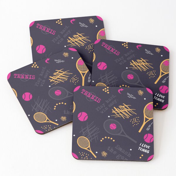 Item preview, Neon Tennis pattern [pink and yellow] designed and sold by EvieWoj.