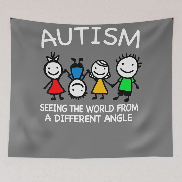 Item preview, Autism Seeing The World From A Different Angle designed and sold by MandaraFiesta.