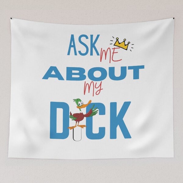 Item preview, Ask me about my duck funny hilarious quotes designed and sold by Jhaustria.