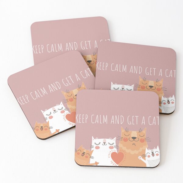 Item preview, Keep calm, get a cat designed and sold by Cocodek.