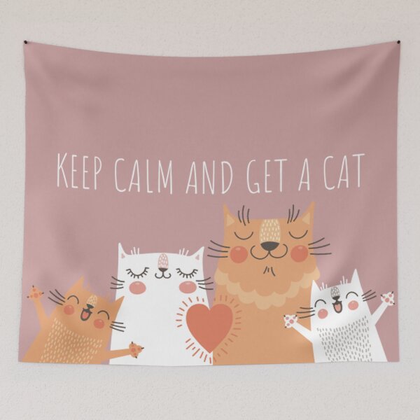 Item preview, Keep calm, get a cat designed and sold by Cocodek.