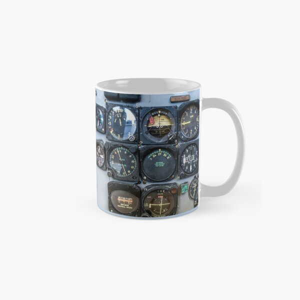 F100 Aviation Helicopter cockpit Instrument Classic Mug