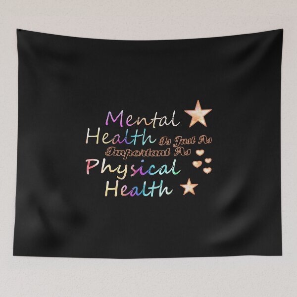 Item preview, Mental Health Is Just As Important As Physical Health Essential Sticker designed and sold by Love2MakeArt.