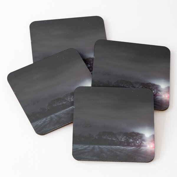 Item preview, Lone driver in a dark field designed and sold by simonbratt.