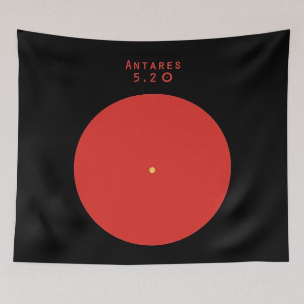 Item preview, Antares - Sun size comparison designed and sold by MetaPhyStore.
