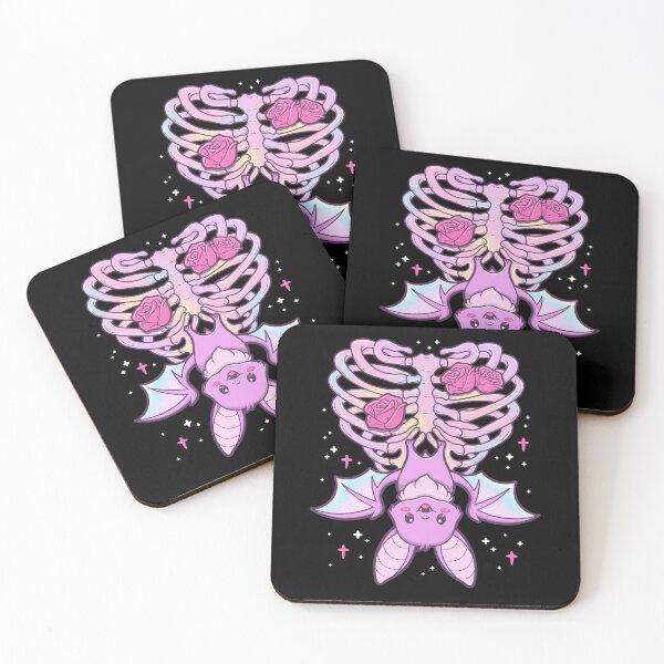 Item preview, Kawaii Pastel Goth Cute Creepy Bat designed and sold by cchiaw.