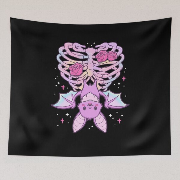 Item preview, Kawaii Pastel Goth Cute Creepy Bat designed and sold by cchiaw.
