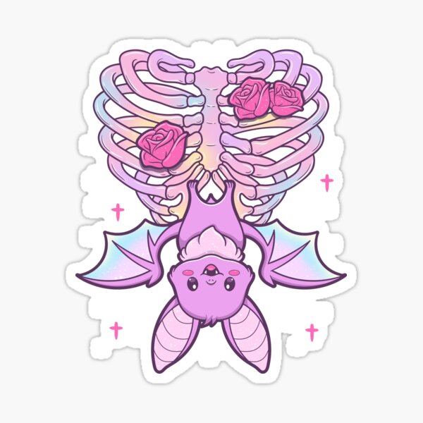 Pastel Goth Kawaii Pink Witchy Purple Spooky Pack of 7 Vinyl Stickers –  Turtle's Soup