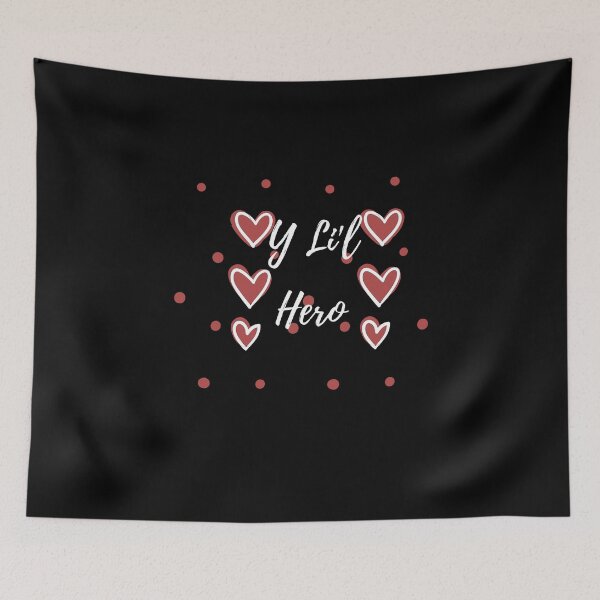Item preview, My Little Hero -Black BG designed and sold by ActRightToday.