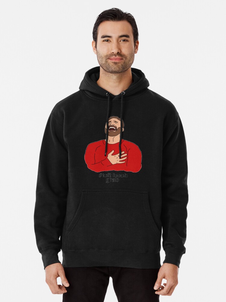 # left boob grab | Pullover Hoodie