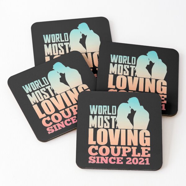 Item preview, World Most Loving Couple Since 2021-Romantic  designed and sold by KGN  CREATIVITY.