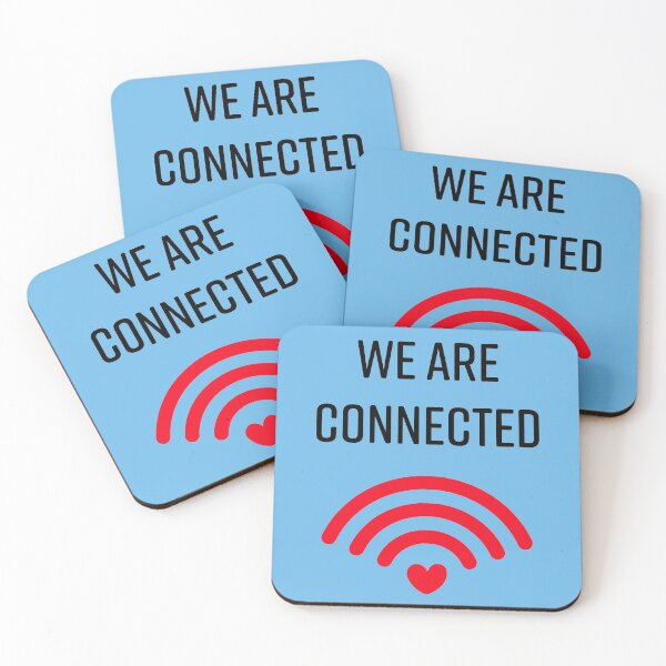 Item preview, We are connected designed and sold by Coowo22.