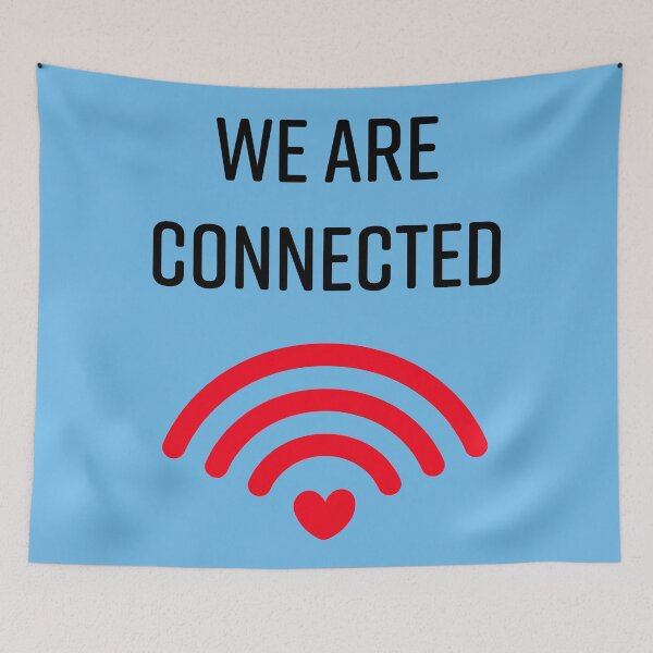 Item preview, We are connected designed and sold by Coowo22.