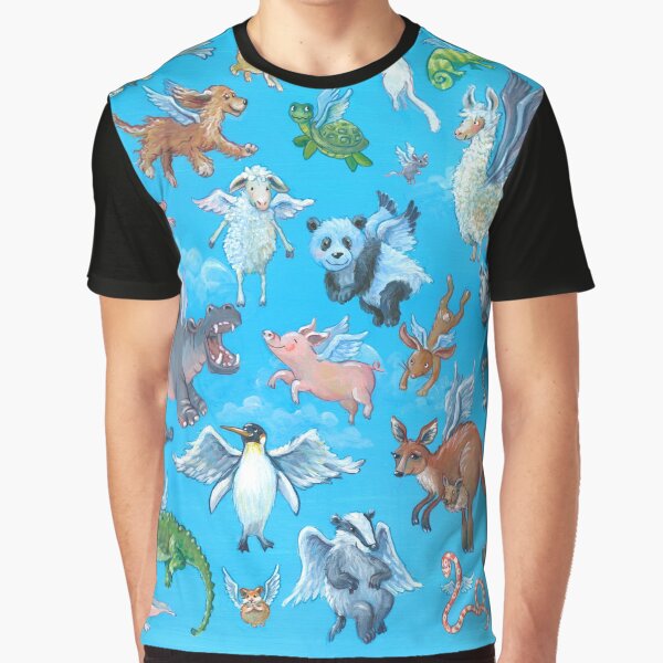 Tierische Engel - Animangels - Angimals Grafik T-Shirt