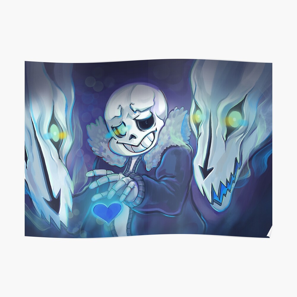 "Sans Fanart" Poster by Artgenevieve Redbubble