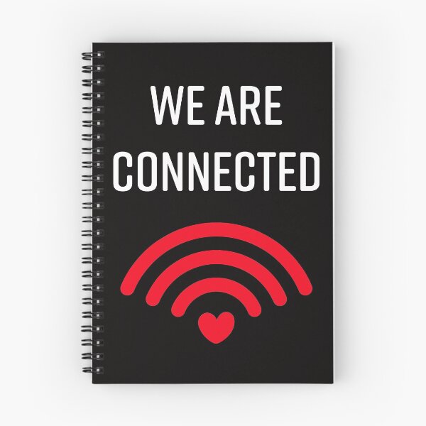 Item preview, We are connected for black background designed and sold by Coowo22.