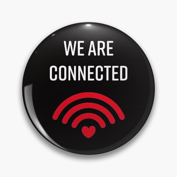 Item preview, We are connected for black background designed and sold by Coowo22.