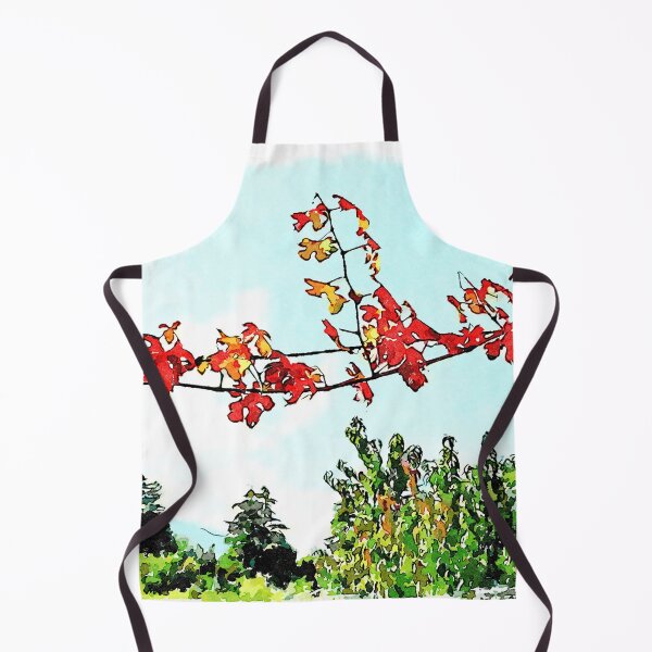 Item preview, Hortus Conclusus: branch with red leaves and trees designed and sold by Giuseppe Cocco.