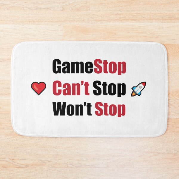 Item preview, GameStop Can't stop won't stop designed and sold by Skelbunny.