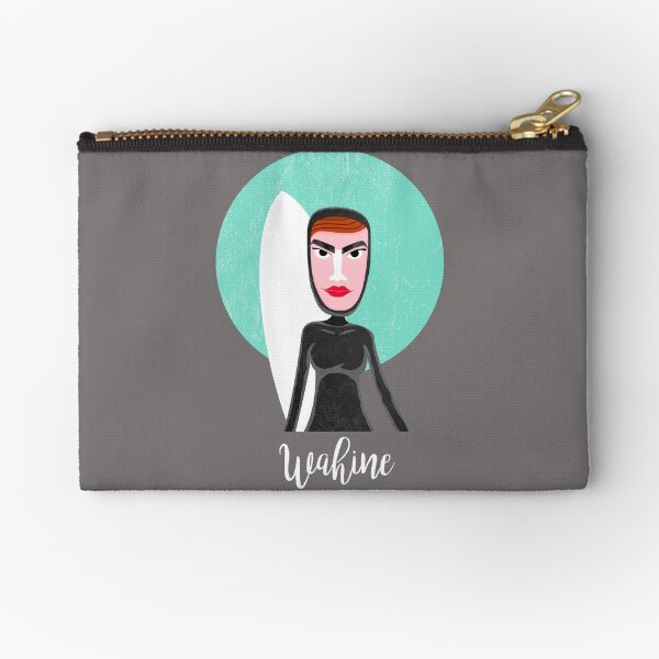 Wahine - Lady surfer Zipper Pouch