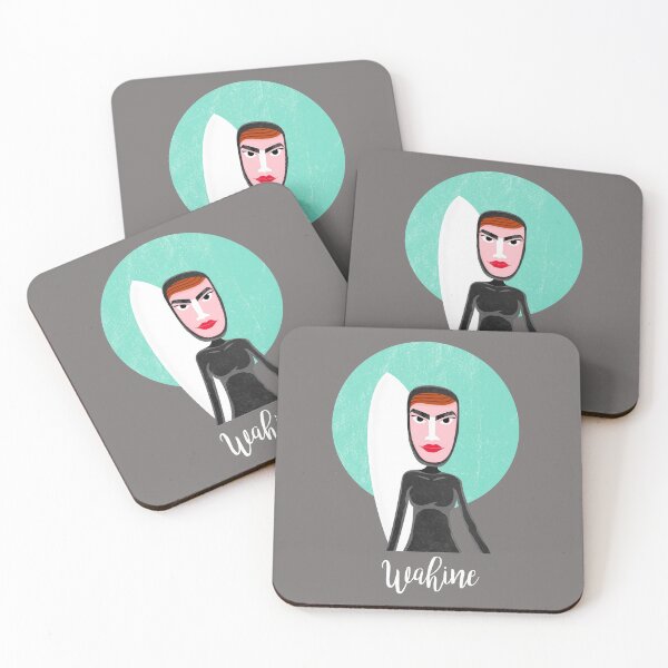 Item preview, Wahine - Lady surfer designed and sold by ieat design.