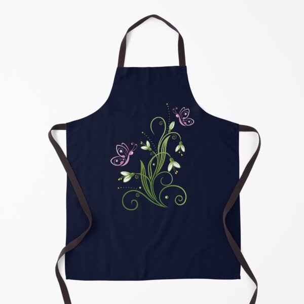 Item preview, Snowdrop Spring Flowers Easter Butterflies designed and sold by Christine Krahl.