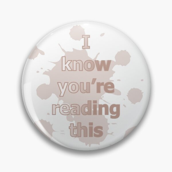 Item preview, I know you're reading this designed and sold by CSouissi.