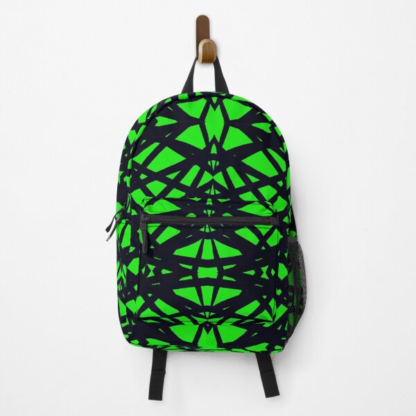Item preview, Grid mesh lines stripes green black designed and sold by tada-leipzig.
