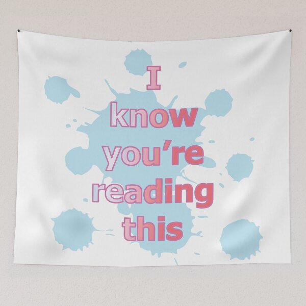 Item preview, I know you're reading this designed and sold by CSouissi.