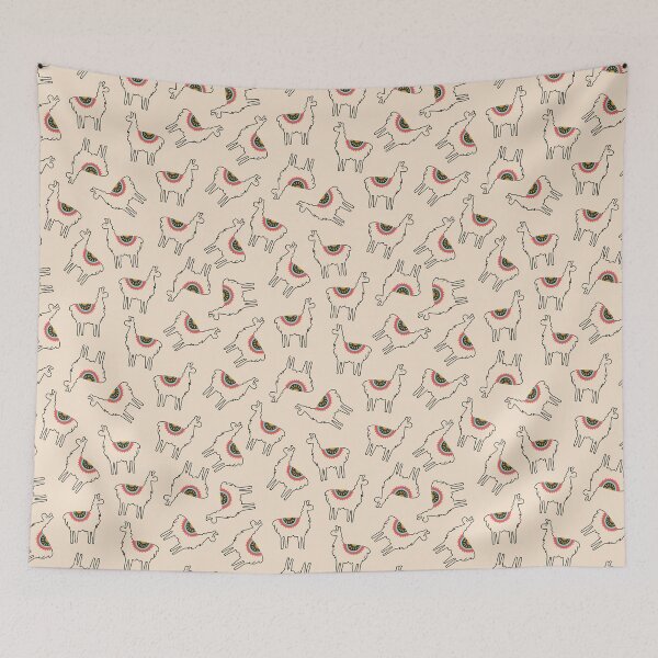 Item preview, happy lamas designed and sold by Alexandra Mooncake.