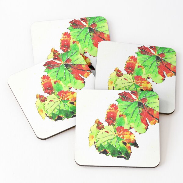 Item preview, Hortus Conclusus: colored vine leaves designed and sold by Giuseppe Cocco.