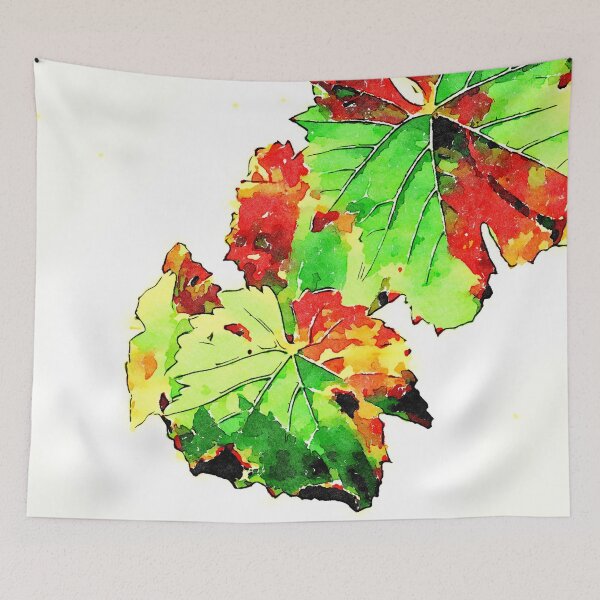 Item preview, Hortus Conclusus: colored vine leaves designed and sold by Giuseppe Cocco.