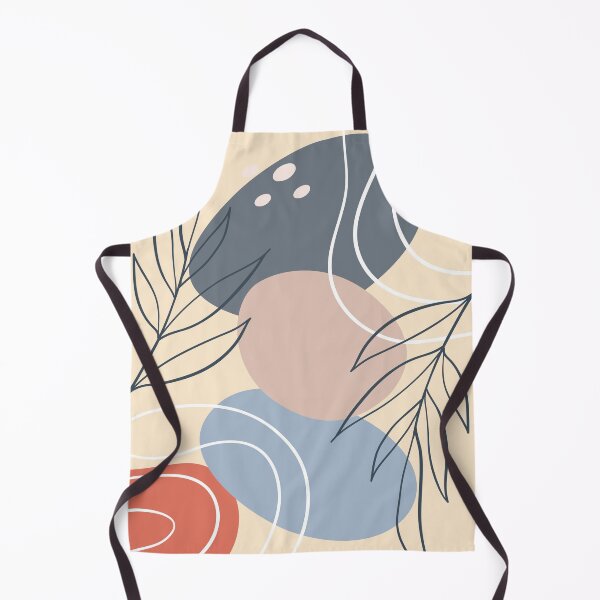 Item preview, Eucalyptus Branch Abstract Tropical Boho Minimalist Art with warm earthy tones and pastel colors solid soft shapes #2 designed and sold by Eldoradoo.