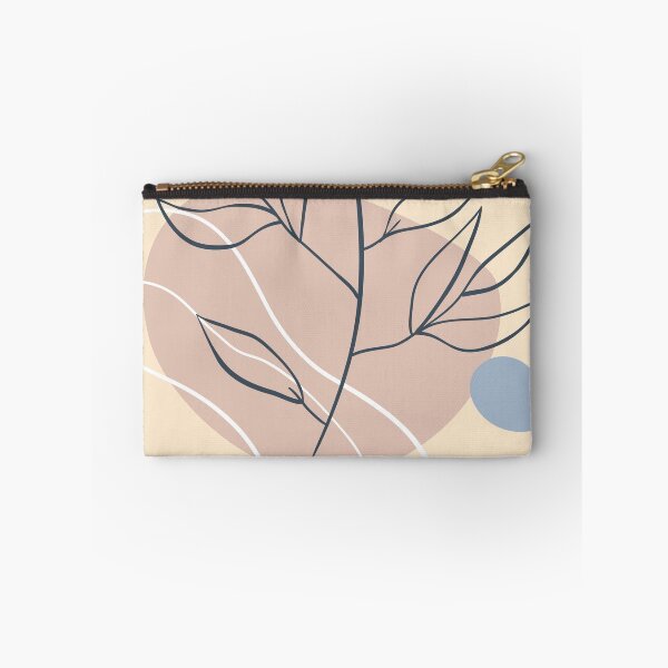 Item preview, Eucalyptus Branch Abstract Tropical Boho Minimalist Art with warm earthy tones and pastel colors solid soft shapes  #3 designed and sold by Eldoradoo.