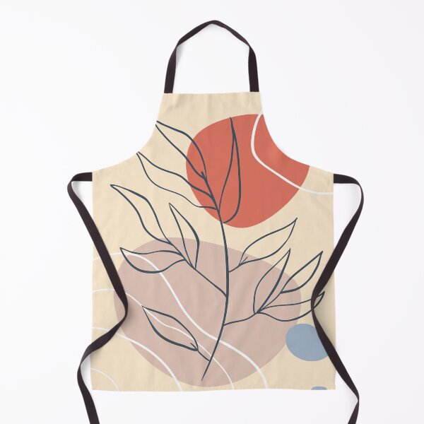Item preview, Eucalyptus Branch Abstract Tropical Boho Minimalist Art with warm earthy tones and pastel colors solid soft shapes #3 designed and sold by Eldoradoo.