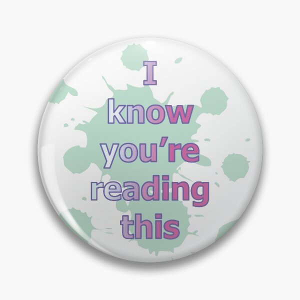 Item preview, I know you're reading this designed and sold by CSouissi.