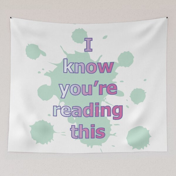 Item preview, I know you're reading this designed and sold by CSouissi.