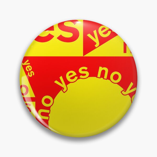 Item preview, Yes or No - minimal abstract simple retro circle geometric primary colors designed and sold by TeuntjeFleur.